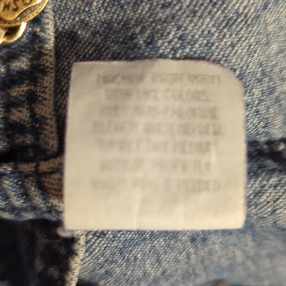 OshKosh B’Gosh Overalls Kids Blue Jean Denim Size 3T Made in USA Vintage